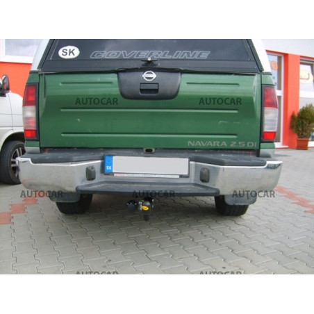 Anhängerkupplung für PICK UP-DOUBLE CUP,NP300 - (240/270) 4x4, rúrkový nárazník - manuell–AHK starr - von 2002,2007