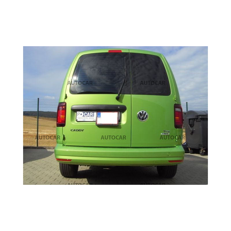 Anhängerkupplung für CADDY - Pick Up, Maxi,4x4 - vertikal–AHK abnehmbar - von2015/-