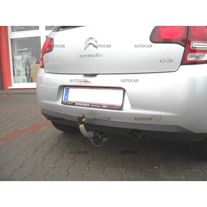 Anhängerkupplung für C 3, DS 3 - 5-türig - automat–AHK abnehmbar - von 2009