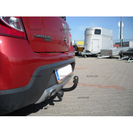 Anhängerkupplung für Dacia SANDERO - STEPWAY - manuall–AHK starr