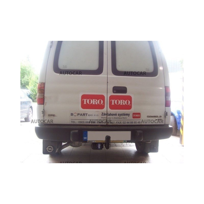 Anhängerkupplung für Opel COMBO - "B" - manuall–AHK starr