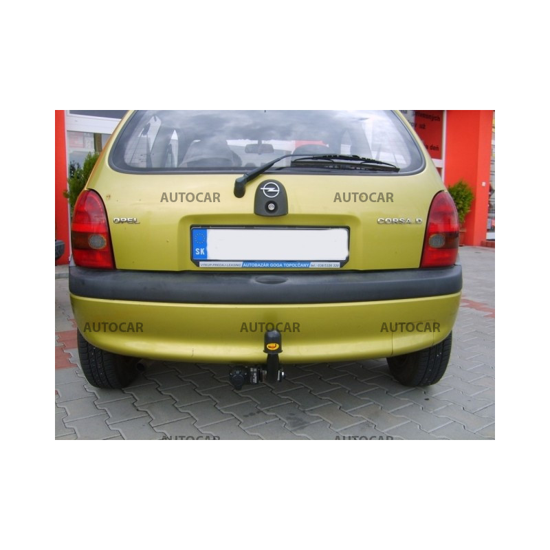 Anhängerkupplung für Opel CORSA - "B" - manuall–AHK starr