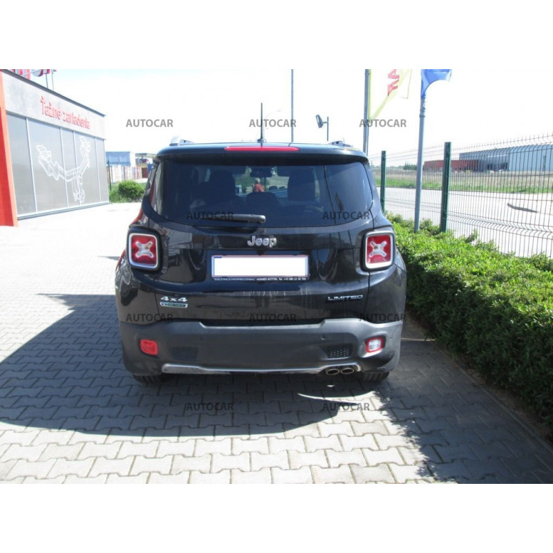 Anhängerkupplung für FIAT 500X -- automat–AHK vertikal abnehmbar - von 2014/-