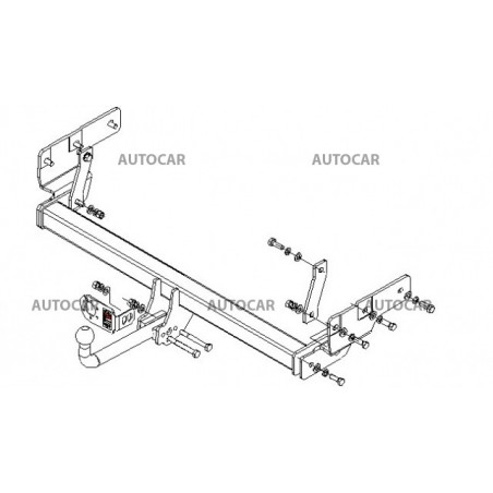 Anhängerkupplung für PININ - 5-türig(H60) - automat–AHK abnehmbar - von 2000 Anhängerkupplung für PININ - 5-türig(H60) - automat–AHK abnehmbar - von 2000