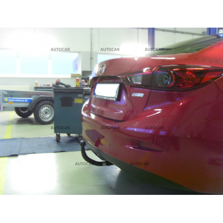 Anhängerkupplung für Mazda 3 - J36A - 4 tür. - automat vertikal–AHK abnehmbar