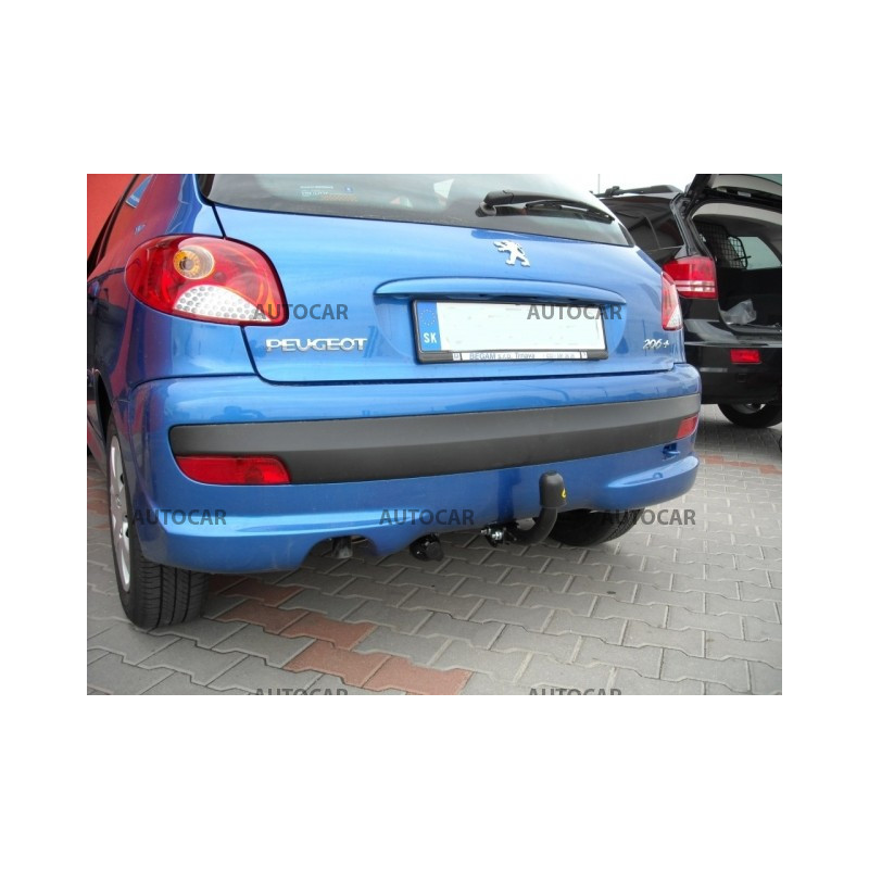 Anhängerkupplung für 206 - 3/5-türig - manuell–AHK starr - von 2003/07