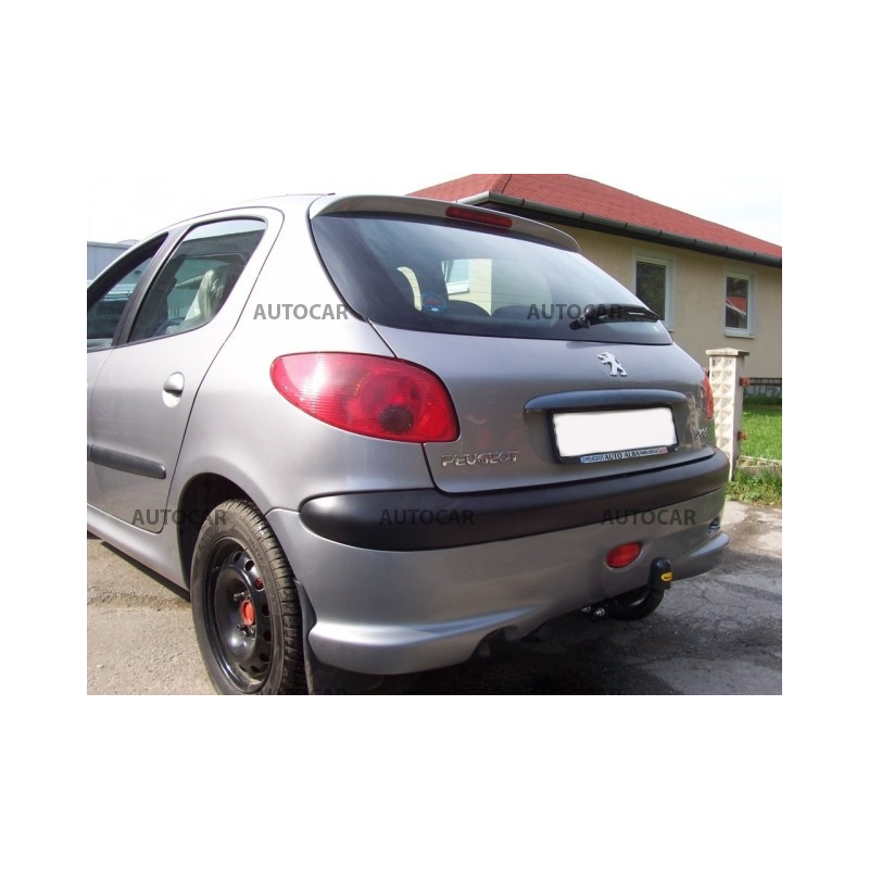 Anhängerkupplung für 206 - 3/5-türig - manuell–AHK starr - von 2003/07