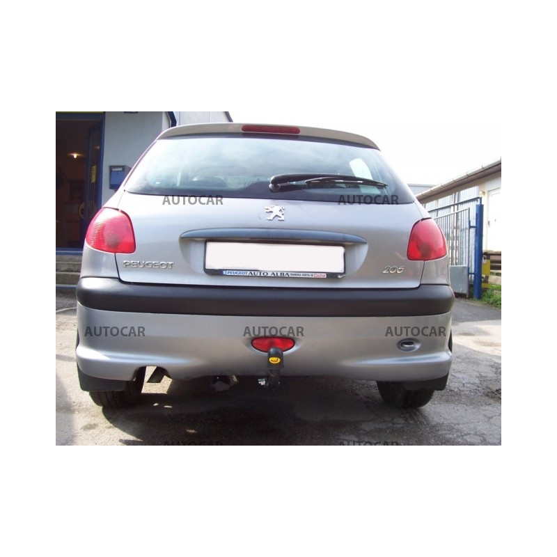 Anhängerkupplung für 206 - 3/5-türig - manuell–AHK starr - von 2003/07