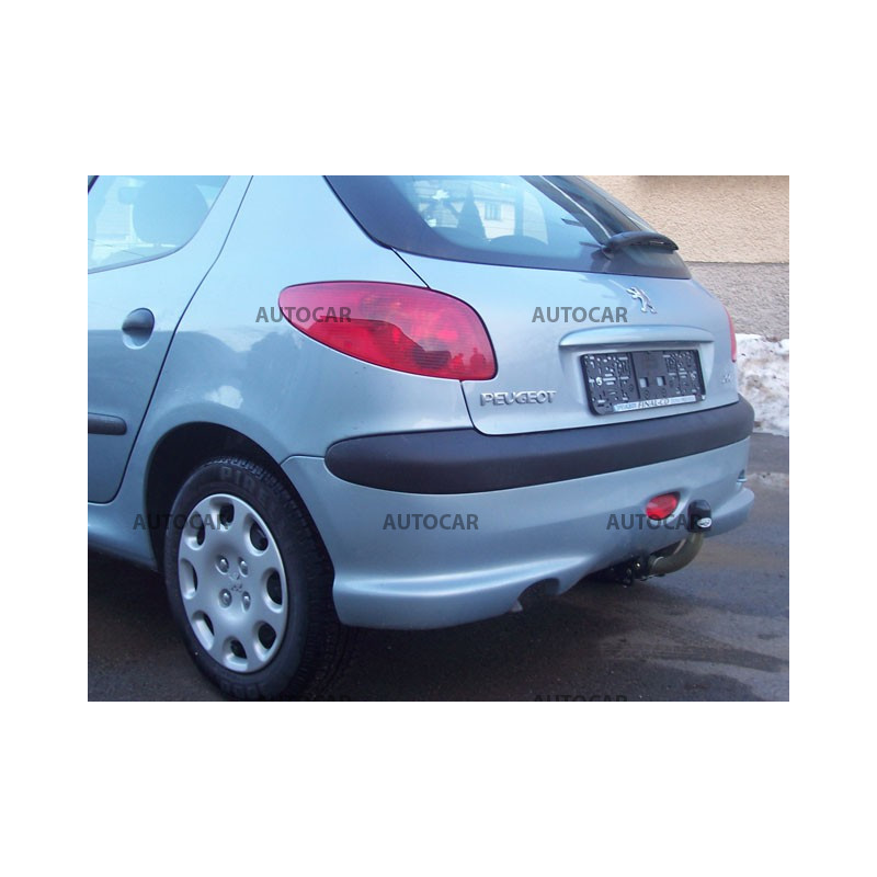 Anhängerkupplung für 206 - 3/5-türig - automat–AHK abnehmbar - von 2003/07