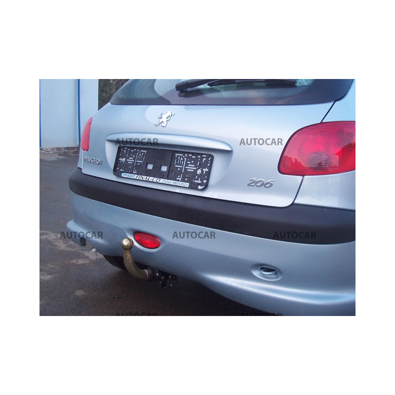 Anhängerkupplung für 206 - 3/5-türig - automat–AHK abnehmbar - von 2003/07