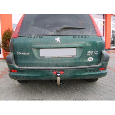 Anhängerkupplung für 206 SW - Combi - automat–AHK abnehmbar - von 2002 Anhängerkupplung für 206 SW - Combi - automat–AHK abnehmbar - von 2002