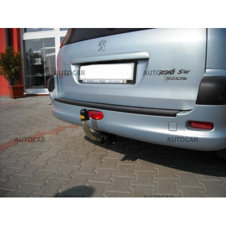 Anhängerkupplung für 206 SW - Combi - manuell–AHK starr - von 2002 Anhängerkupplung für 206 SW - Combi - manuell–AHK starr - von 2002