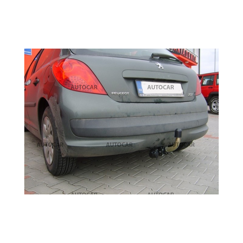 Anhängerkupplung für 207 - 3/5-türig - automat–AHK abnehmbar - von 2006