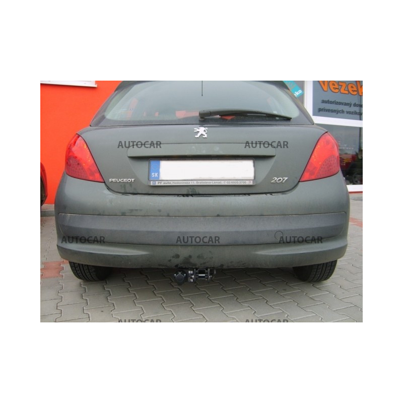 Anhängerkupplung für 207 - 3/5-türig - automat–AHK abnehmbar - von 2006