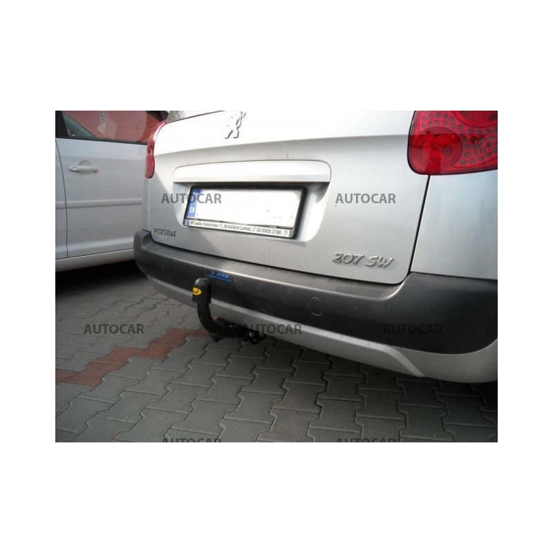 Anhängerkupplung für 207 SW - combi - manuell–AHK starr - von 2007