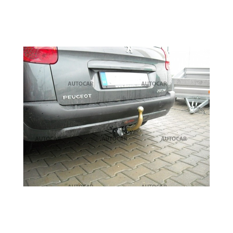 Anhängerkupplung für 207 SW - combi - automat–AHK abnehmbar - von 2007