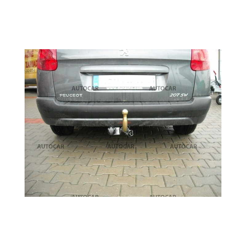 Anhängerkupplung für 207 SW - combi - automat–AHK abnehmbar - von 2007