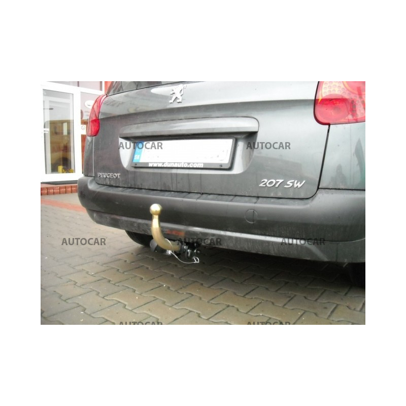Anhängerkupplung für 207 SW - combi - automat–AHK abnehmbar - von 2007
