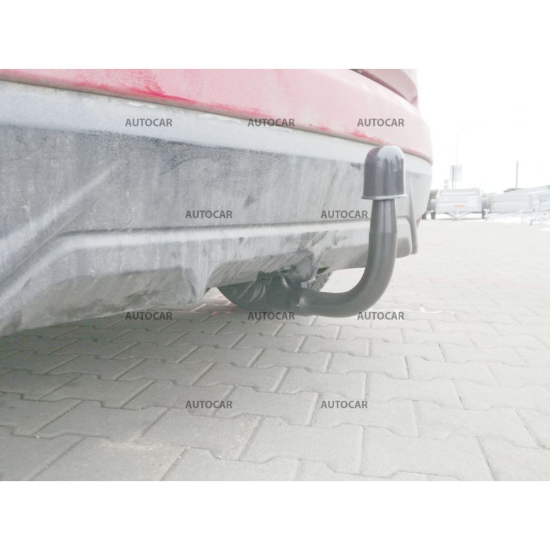 Anhängerkupplung für Honda Civic- 5 -tür.- automat vertikal–AHK abnehmbar - von 2015/-