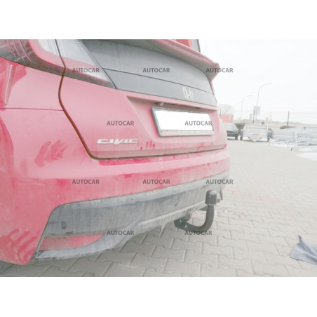 Anhängerkupplung für Honda Civic- 5 -tür.- automat vertikal–AHK abnehmbar - von 2015/- Anhängerkupplung für Honda Civic- 5 -tür.- automat vertikal–AHK abnehmbar - von 2015/-