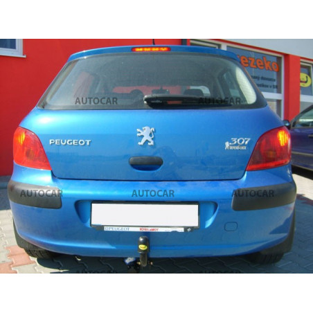 Anhängerkupplung für Peugeot 307 - 3/5 tür. - manuall–AHK starr