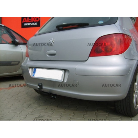 Anhängerkupplung für Peugeot 307 - 3/5 tür. - manuall–AHK starr