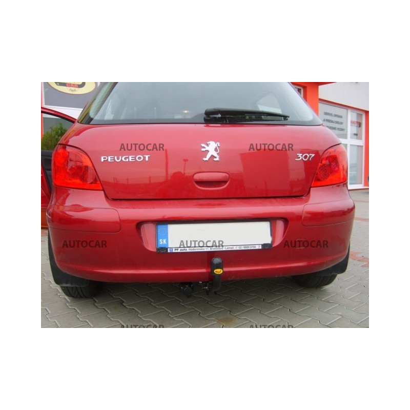 Anhängerkupplung für Peugeot 307 - 3/5 tür. - manuall–AHK starr