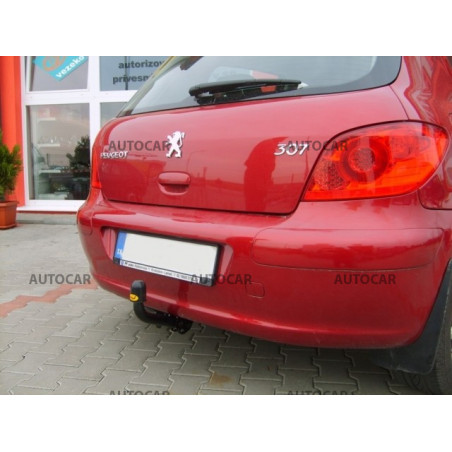 Anhängerkupplung für Peugeot 307 - 3/5 tür. - manuall–AHK starr