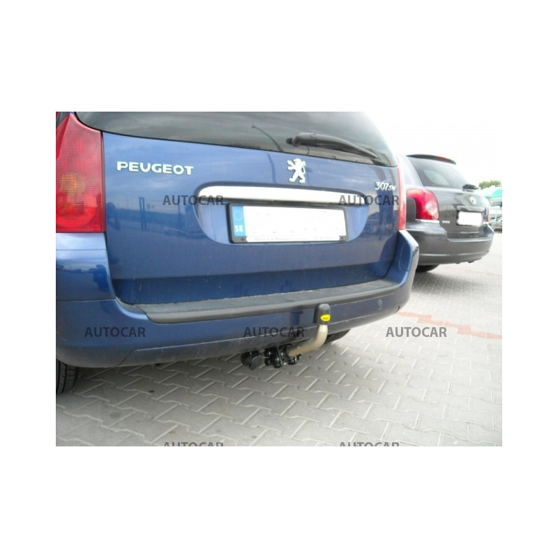 Anhängerkupplung für 307 SW - Combi - automat–AHK abnehmbar - von 2001