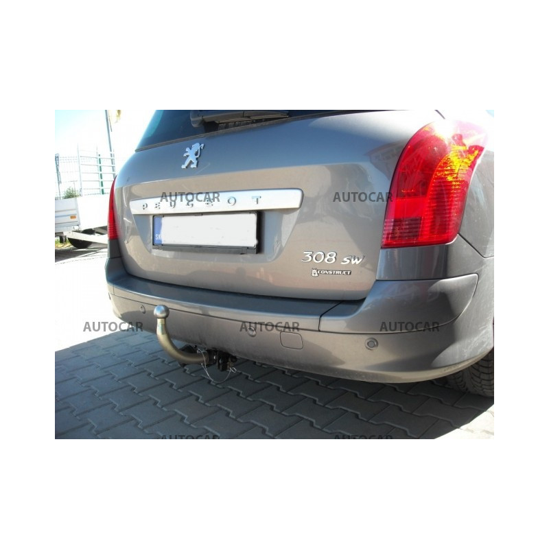Anhängerkupplung für 308 - SW - combi - automat–AHK abnehmbar - von 2008