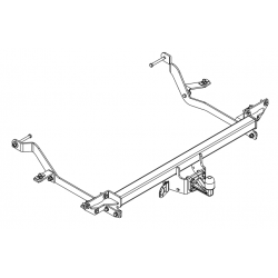Anhängerkupplung für Peugeot BOXER - Kastenwagen L4, L5 - manuall–AHK starr