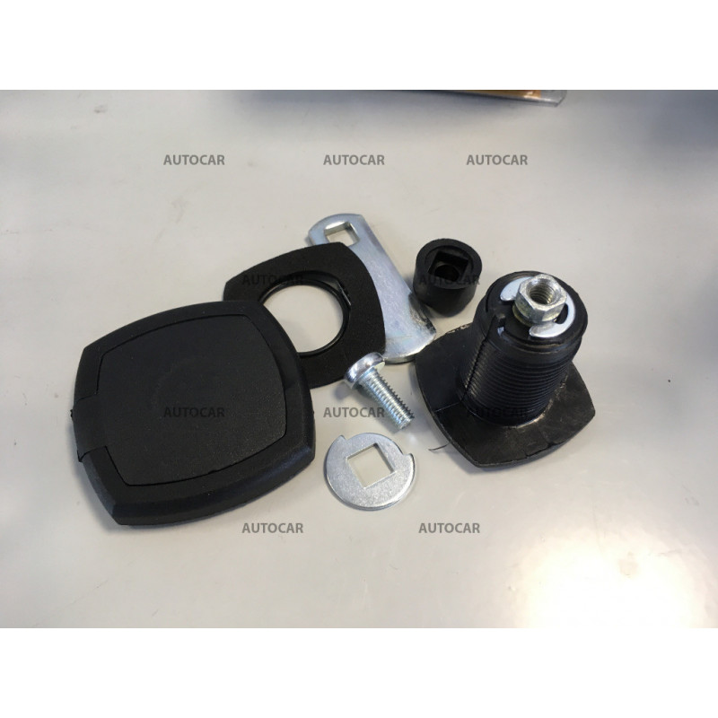 Zámok čierny "Ellipse"