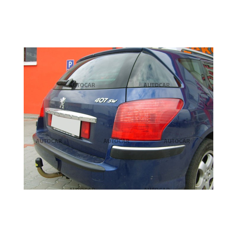 Anhängerkupplung für 407 - Combi - automat–AHK abnehmbar - von 2004 bis 2008