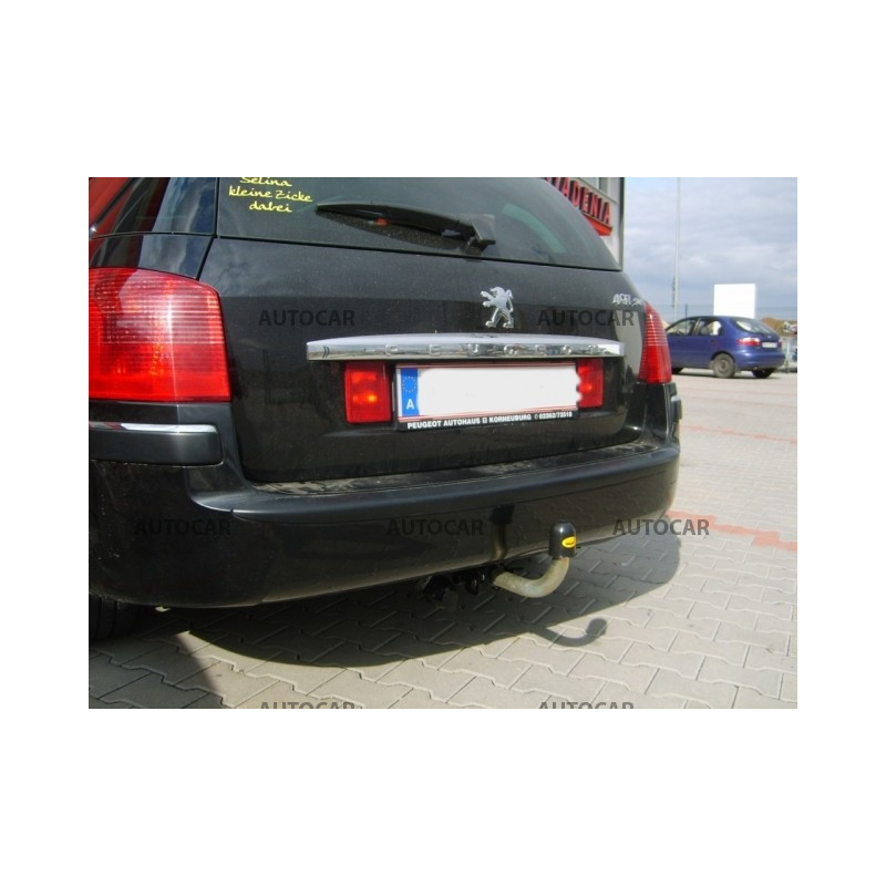 Anhängerkupplung für 407 - Combi - automat–AHK abnehmbar - von 2004 bis 2008