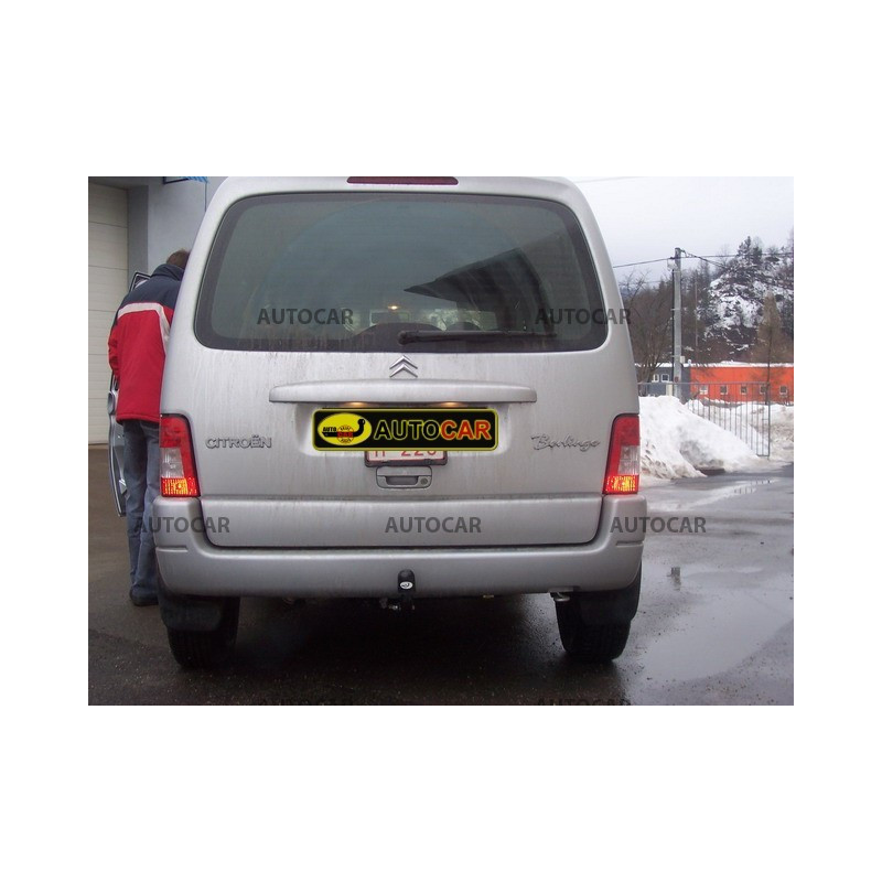 Anhängerkupplung für Peugeot PARTNER - manuall–AHK starr