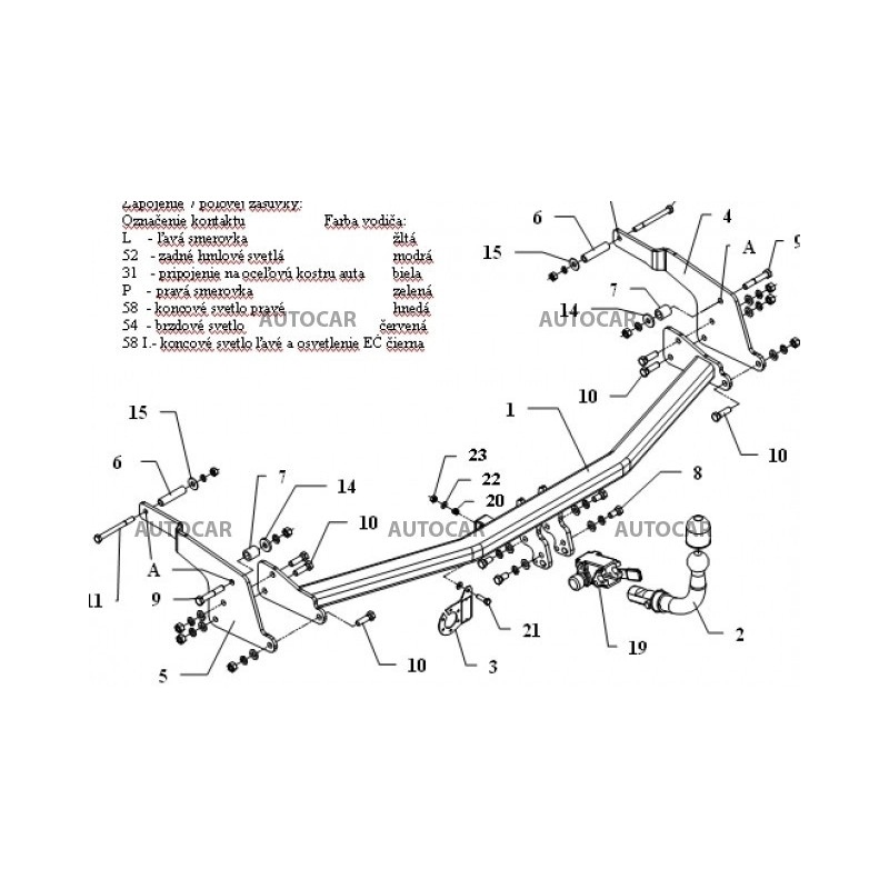 Anhängerkupplung für ESPACE - V, aj grand, van (JKO/1) - manuell–AHK starr - von 2002
