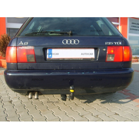 Anhängerkupplung für 100 - 4-türig ,Avant,Quattro, (4A, C4) - manuell–AHK starr - von 1990/12 bis 1994/05 Anhängerkupplung für 100 - 4-türig ,Avant,Quattro, (4A, C4) - manuell–AHK starr - von 1990/12 bis 1994/05