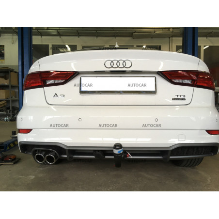Anhängerkupplung für Audi A3 - automat – AHK vertikal abnehmbar Anhängerkupplung für Audi A3 - automat – AHK vertikal abnehmbar