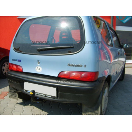 Anhängerkupplung für SEICENTO, SPORTING - 3dv. - manuell–AHK starr - von 1998 bis 2003 Anhängerkupplung für SEICENTO, SPORTING - 3dv. - manuell–AHK starr - von 1998 bis 2003