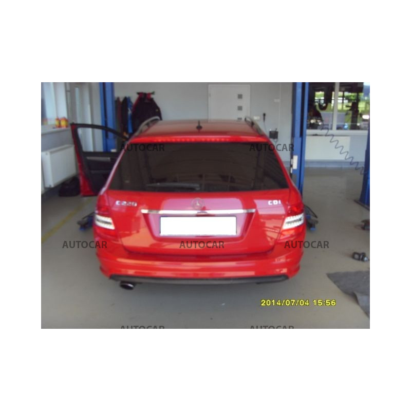 Anhängerkupplung für Mercedes C, 4 dv. kombi  - automat – AHK abnehmbar -2007-2014