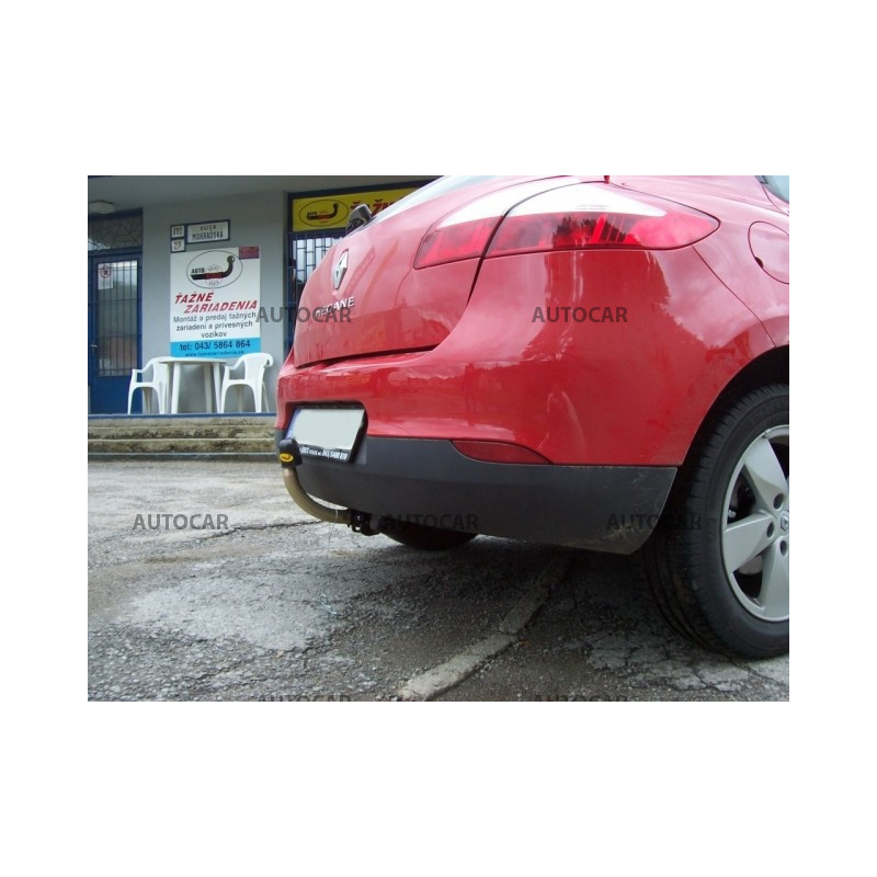 Anhängerkupplung für MEGANE - 5-türig - automat–AHK abnehmbar - von 2009