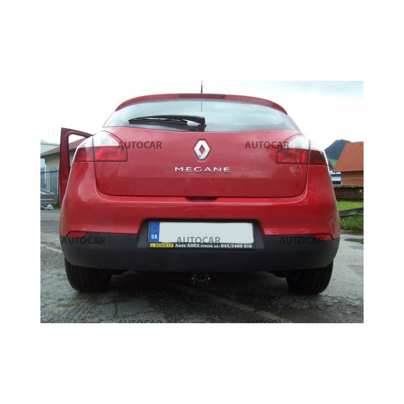 Anhängerkupplung für MEGANE - 5-türig - automat–AHK abnehmbar - von 2009